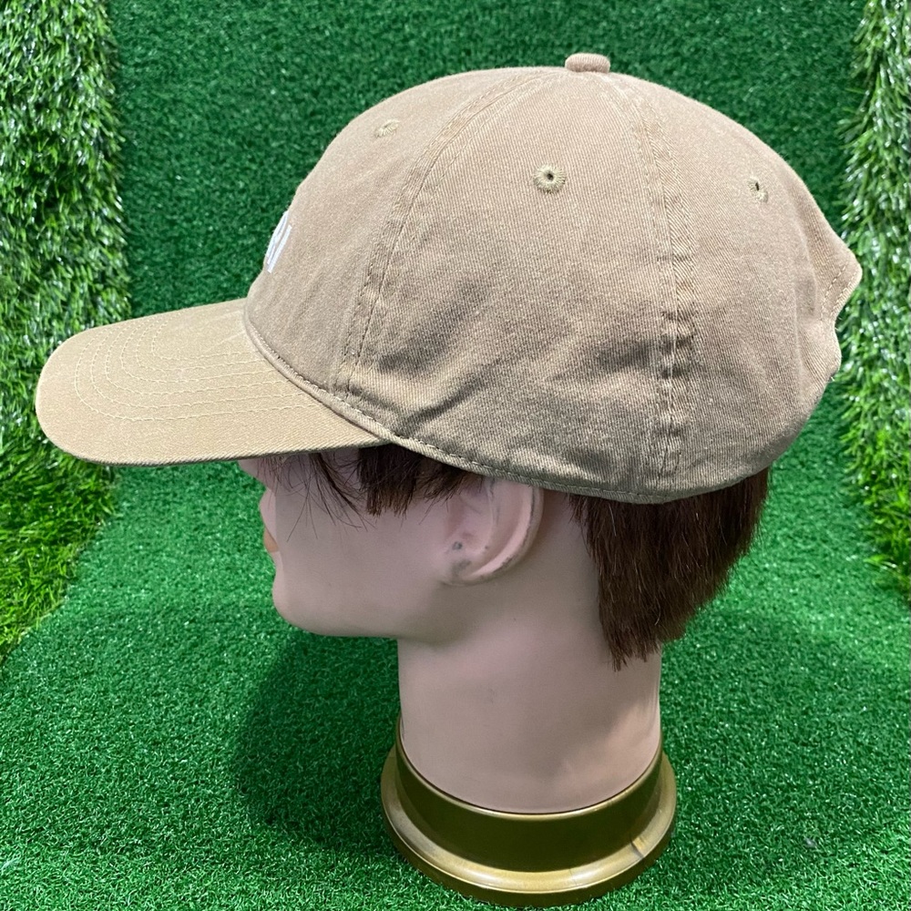 Vuori Hat With Embroidery Beige, Cotton Strapback Baseball (Unisex) View 3